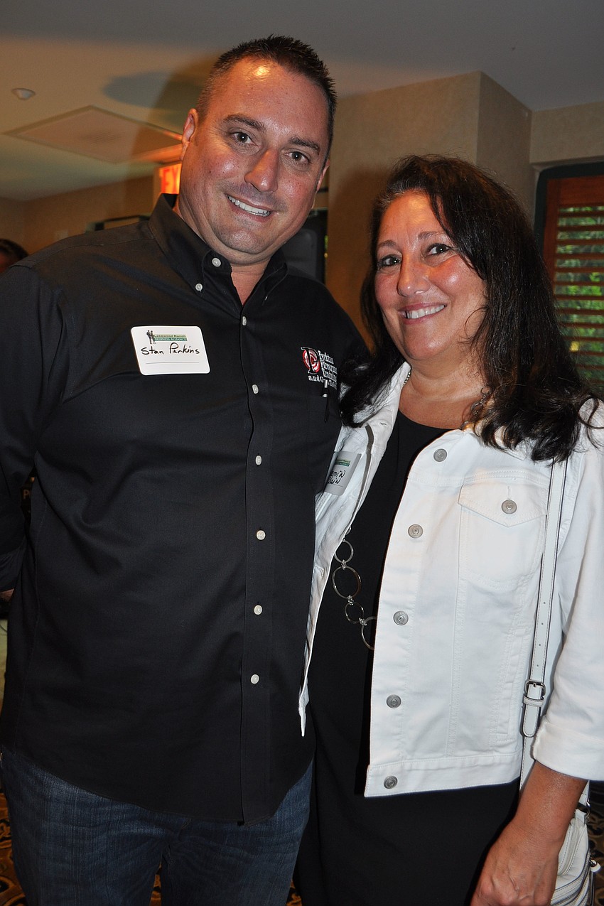 Stan Perkins, Perkins Firearms Training & Gun Sales, with member Yasemin Chain