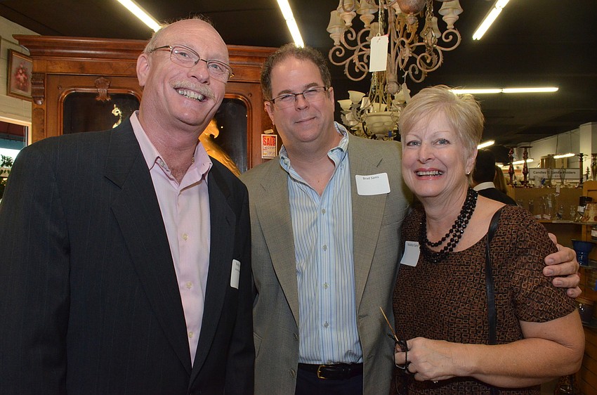 Retley Locke represented his son scholarship recipient Retley Locke Jr. who could not make it because he is currently at Yale. Brad and Madelyn Sams represented their son Jonathan who is currently studying film at Florida State University.