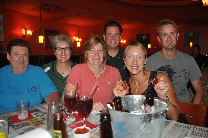 Mary Barker, Sharon Trepiccione, Susan Hayes and Dale Hayes, Angela Iwaniw and Corey McClelland