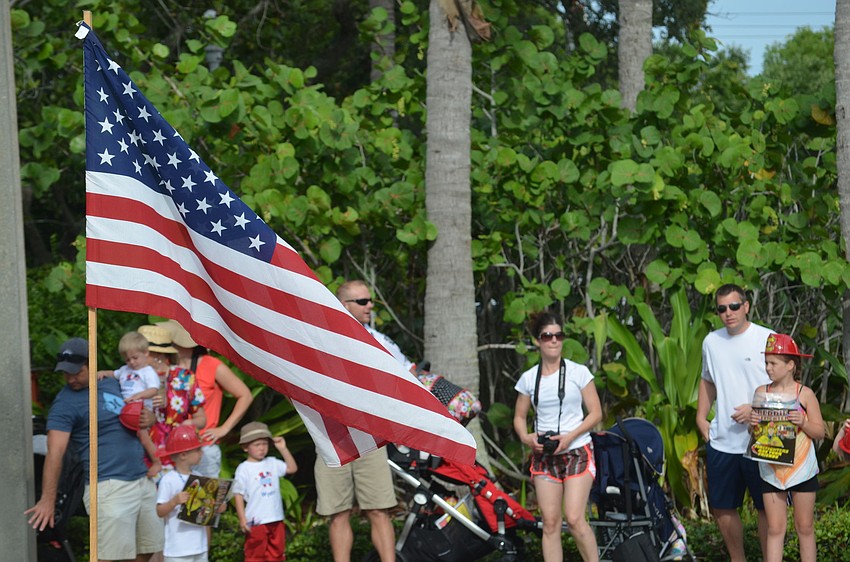 Community members lined the streets at Freedom Fest.