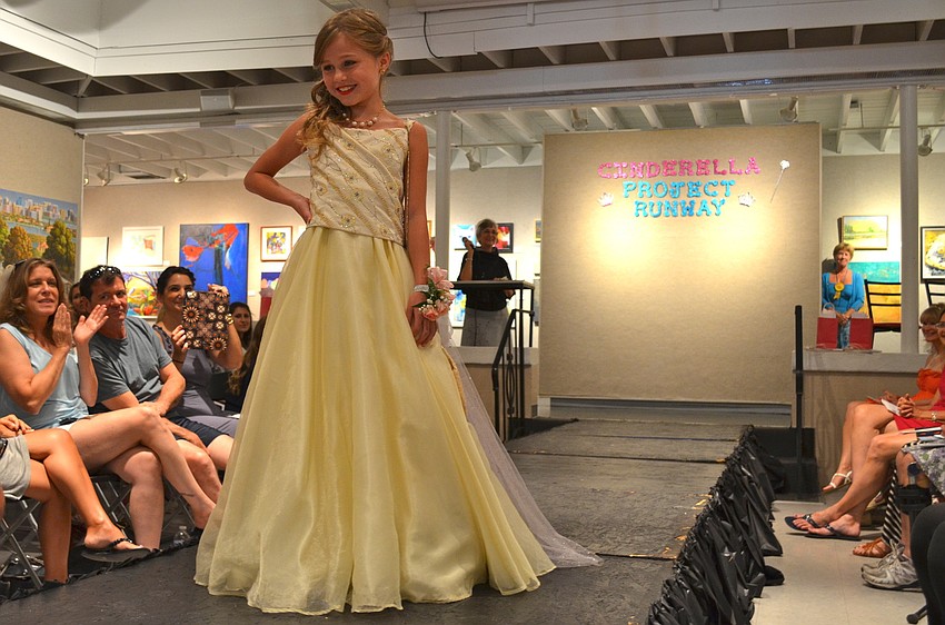 Julian Grover models Laura Swartzendruber