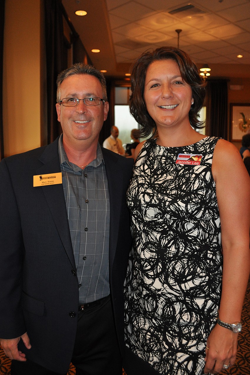 Marc Simms, of RPM Business Advisors, with Jennifer Lee, of Modern Wealth