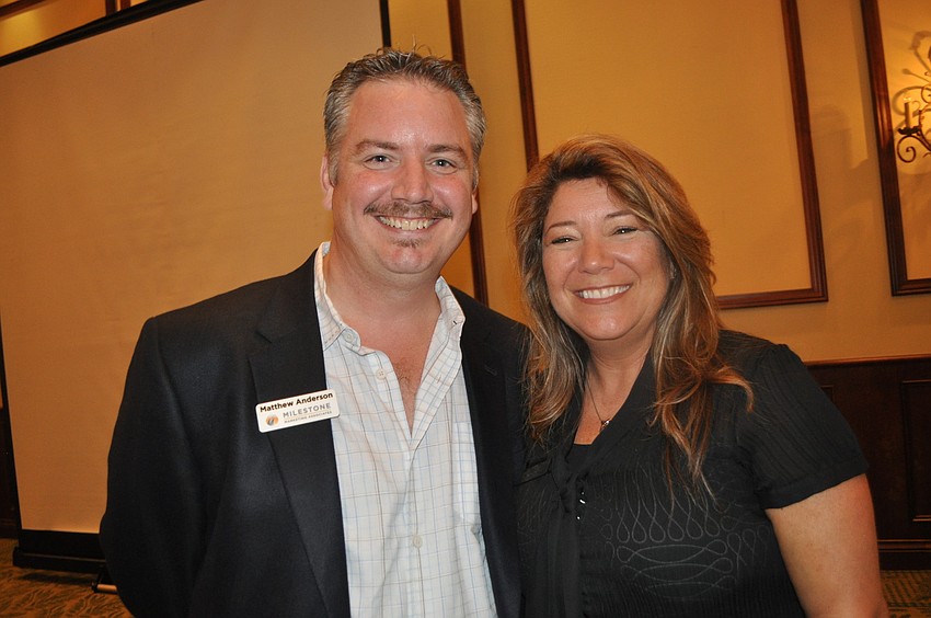 Matthew Anderson of Milestone Marketing and Annette Gueli of Pro-Motion Notions