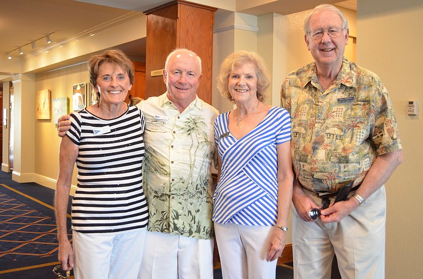 Marnie and Lew Lawrence with Karen and Bill Cogbill