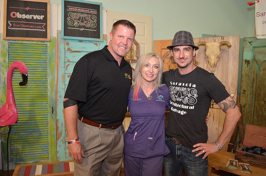 Michael Kulaw, Jennifer Finki and Mark Eurdette