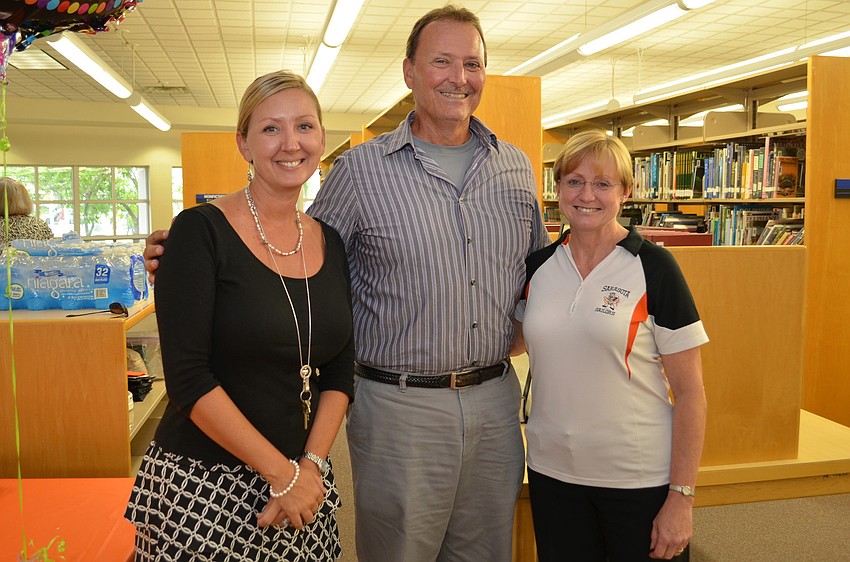 Janel Dorn, Jeff Hradek and Mary Taylor