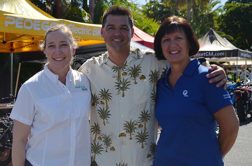 Christine Johnson, Chris Sharek and Rae Dowling