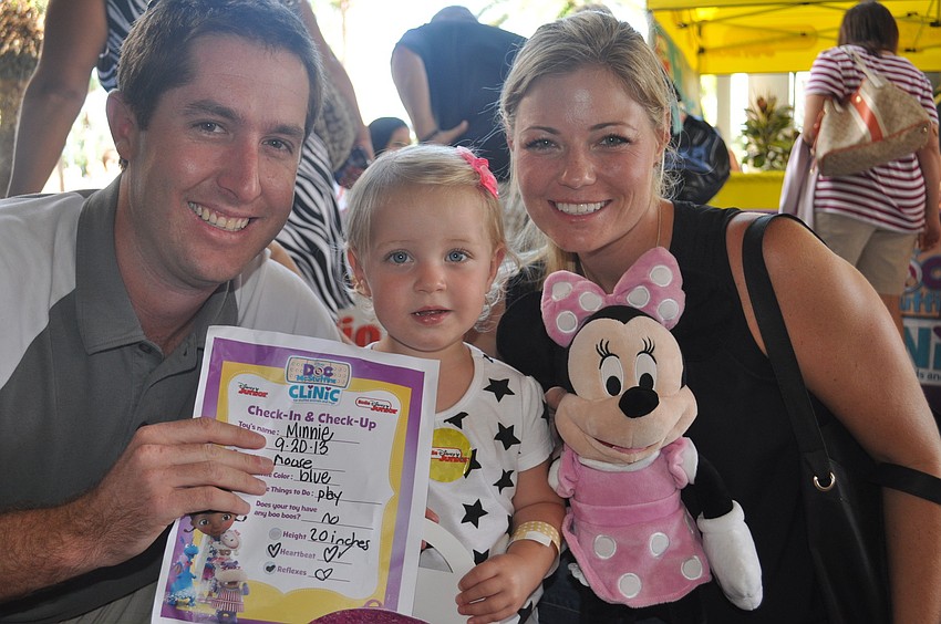 Brad and Sarah Zabel with daughter Anna