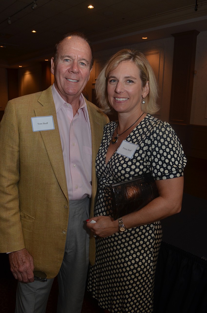 Tom and Penny Shuff of the League of Women Voters