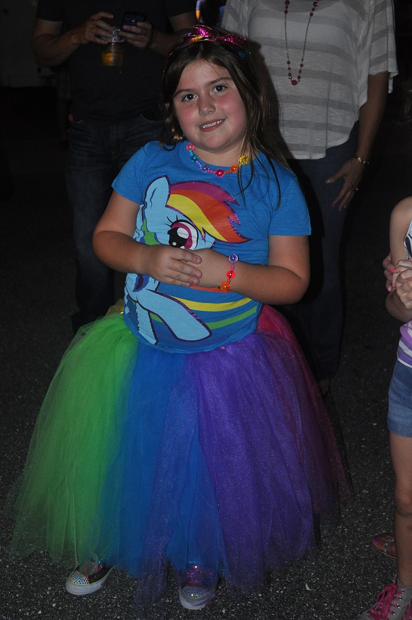 Sophia Vammer got dressed up for the evening out