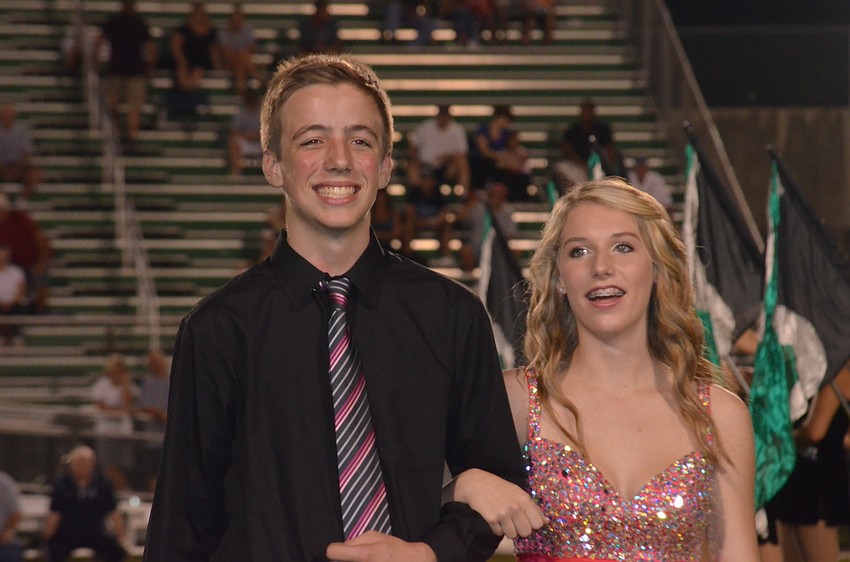 Freshmen Tyler McCrane and Sarah Molinari