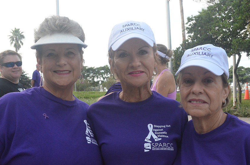 SPARCC Auxiliary members Jackie Clemons, Pat Good and Carol Chiarella