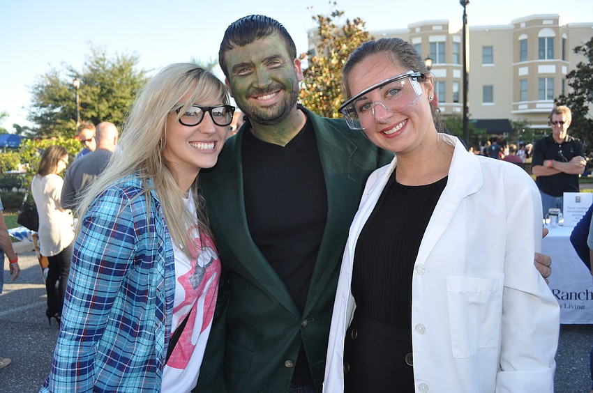 Tonya Hanhurst, Nick Bradley and Lauren Maass