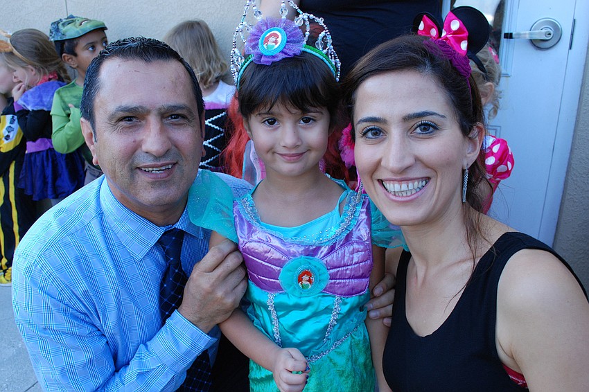 Ali, Nora and Pantetta Moradi enjoyed the parade at The Goddard School.