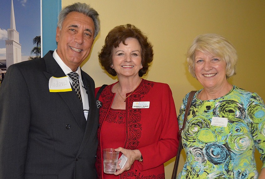 Andrew Vac, RE/Max Alliance Group, Donna Dunio, Executive Director at Aging in Paradise, and Liz Yerkes, Longboat Massage