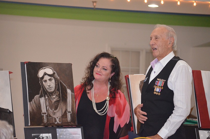 Loren Pittman shared his story of his time fighting in the Second World War