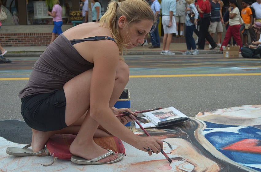 Artist Lydia Hitzfield