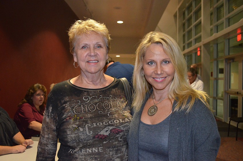 Myra Waak and Sari Phillips support Sariâ€™s daughter Chessi.