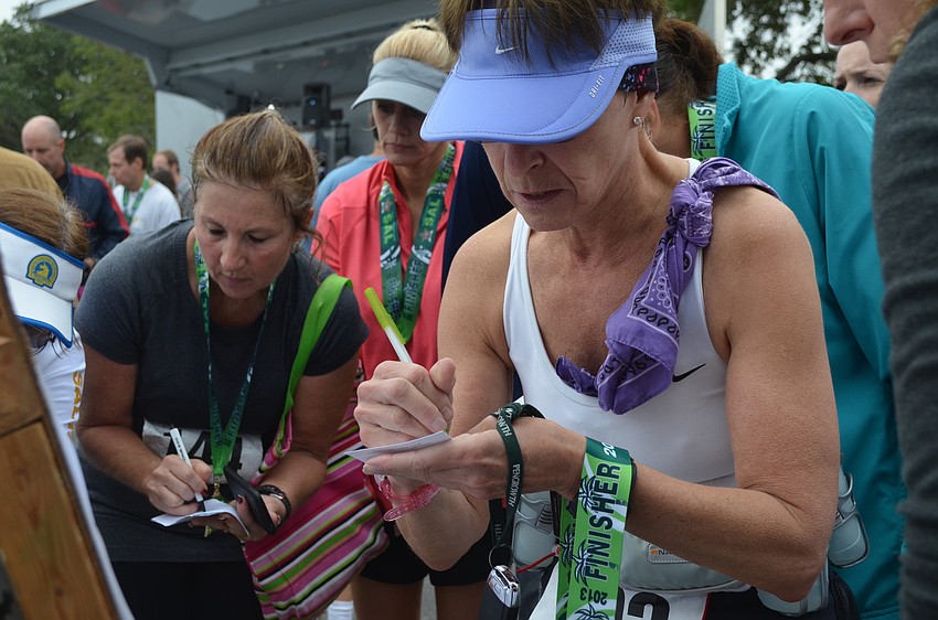 Donna Dâ€™Agostino finds out her results.