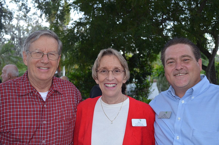 Bob McComb, Phyllis Kirtley and Dan Johnson
