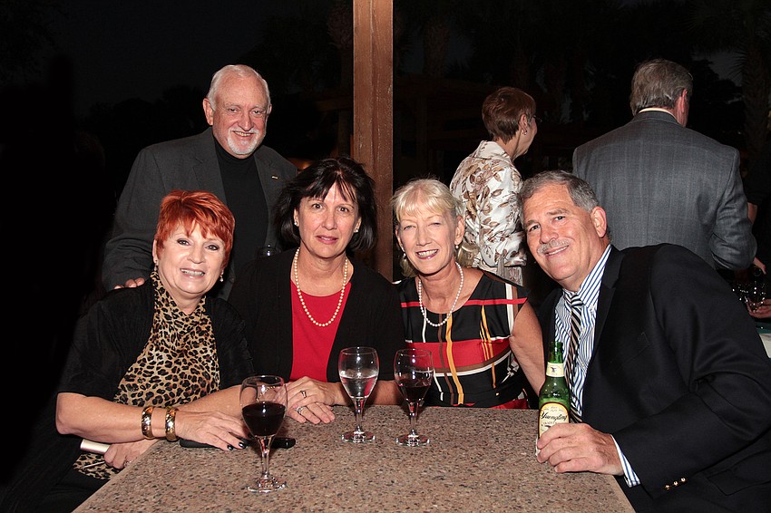 Mel and Karen Klein, Rae Dowling, Michele and Rob Graf, Florida Power & Light Co., at the SCF Foundation Inc.â€™s Evening Under the Stars Inauguration Concert.
