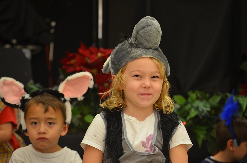 Leyna McIntyre-Simmons plays a donkey