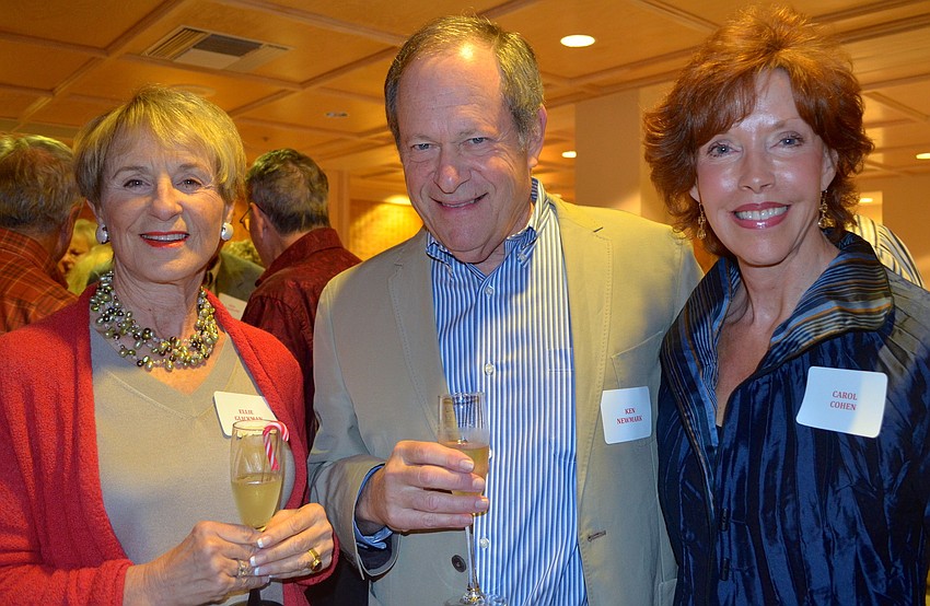 Ellie Glickman, Ken Newmark and Carol Cohen