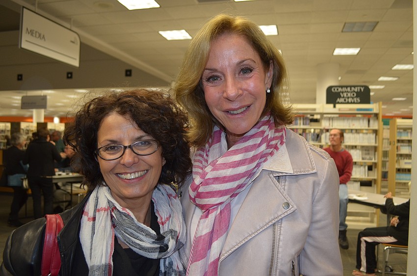 Salete Hinrichs and Yara Carvalno were excited to speak with a psychic.