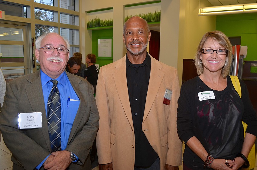Dave Shugol with couple Rick and Kathleen Davis.