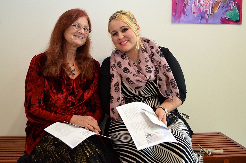 Featured artists Peggy Blount and Paige Ramsay