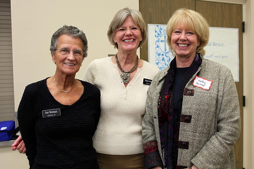 Sue Wertman, Bennie Dods and Kathy Butler