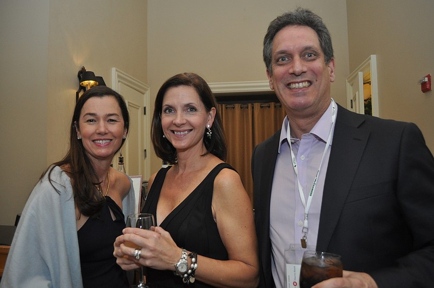 Liz Barnes, Jan Block and Andre Perron