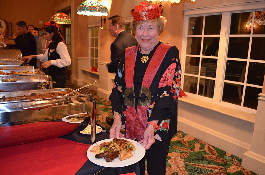 Gerda Jones wears a dress shirt from Japan.