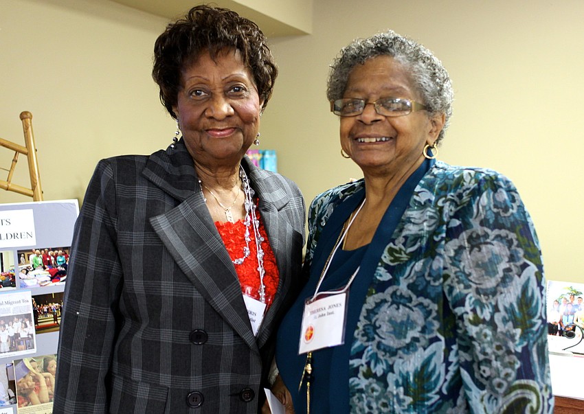 Phyllis Morris and Theresa Jones