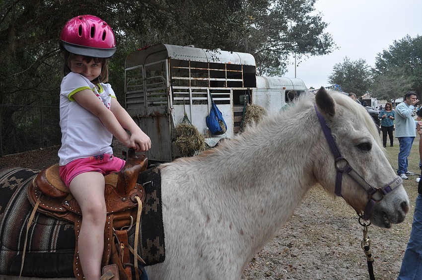 Jasmine Cornwell, a kindergartner, has rode horses before.