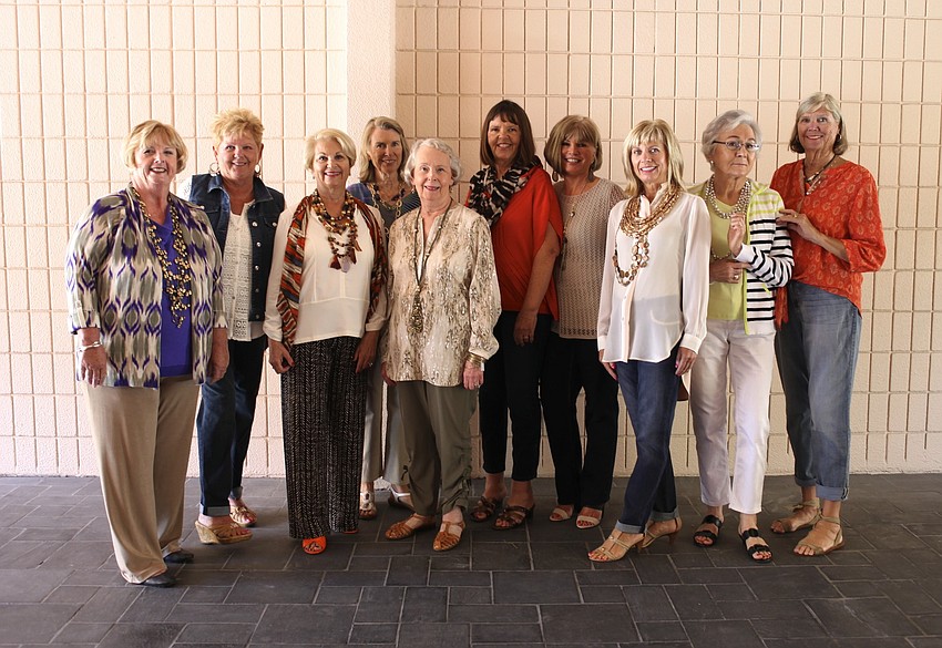 Models Carol Pacheco, Maureen Whelan, Carole Shaw, Mary Kimura, Diane Vanderpoel, Kathy Sever, MaryAnn Thornhill, Karen MacIntosh, Anna Stankiewicz and Ann Bateman