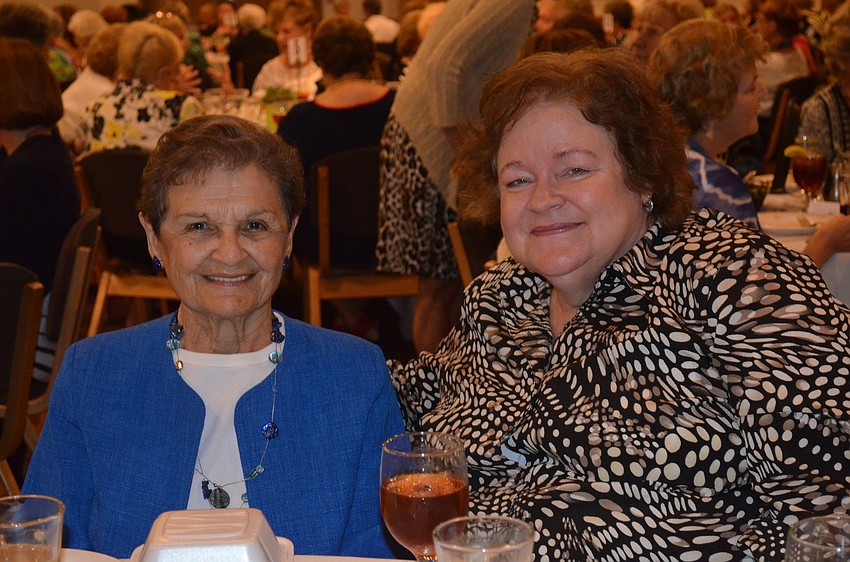 Louise Shloenbach with Pat Cleary