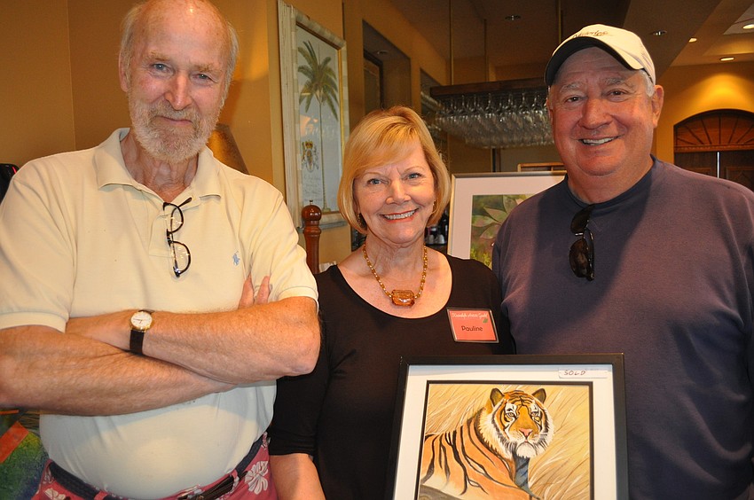 Hanno Buning, Pauline Dickson, a water color painter, and Sam Paddison