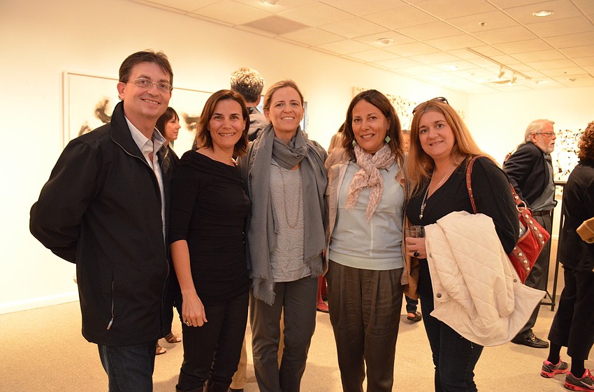 Jorge Rivas, Olga Oliver, Meredes Sola, Asun Nunec and Maria Hernandez-Ron