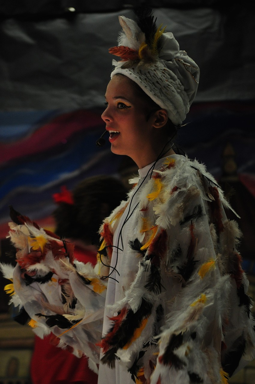 Savannah Smith, an eight-grader, plays Scully, the seagull.