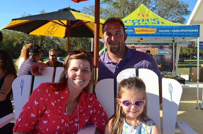 The Meininghaus family â€” Alexis, Aaron and Ashleigh, 5.