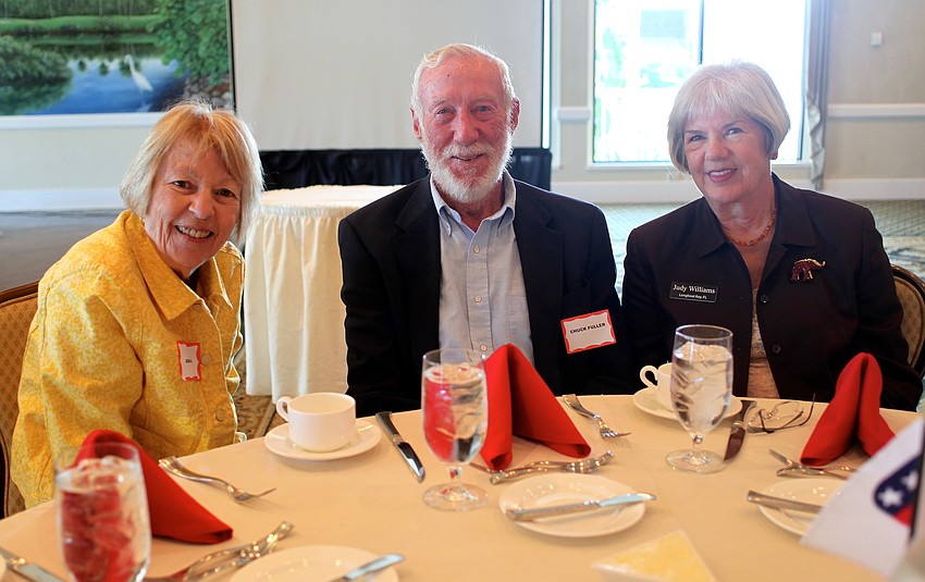 Jean White, Chuck Fuller and Judy Williams