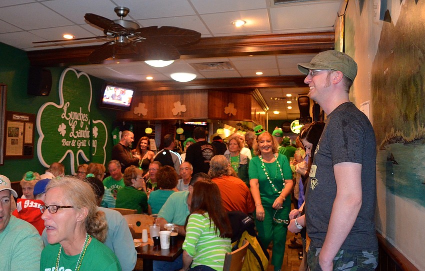 Lynches Pub & Grub was packed on Monday evening.