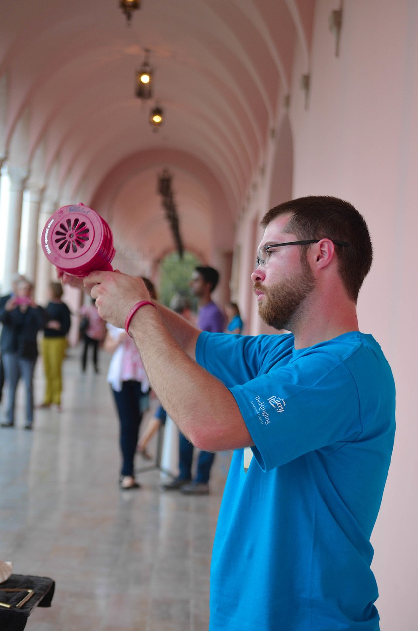 Sixty students from four colleges participate in Inuksuit