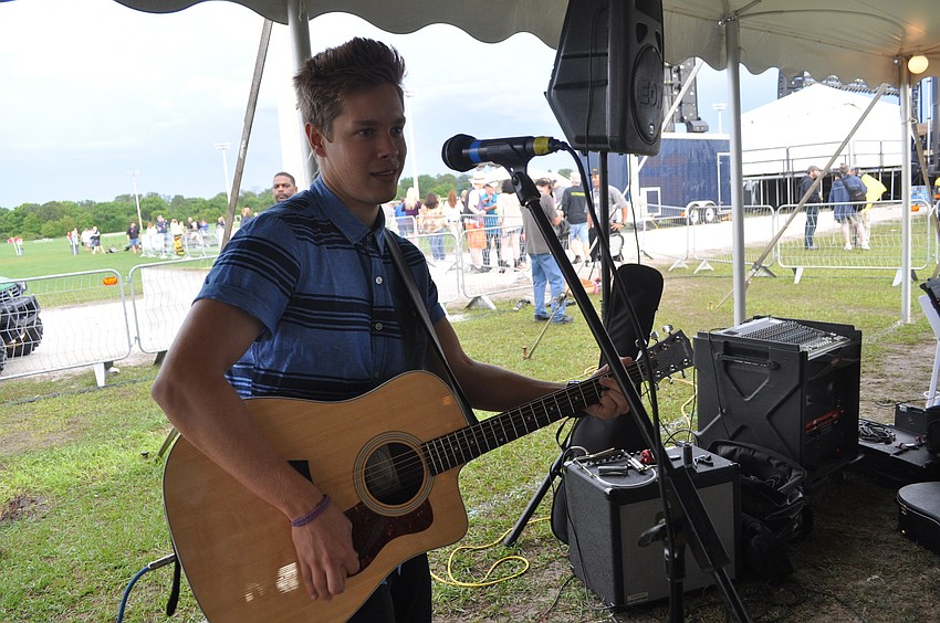 Matt Walden, a student at the State College of Florida, is a singer/songwriter.