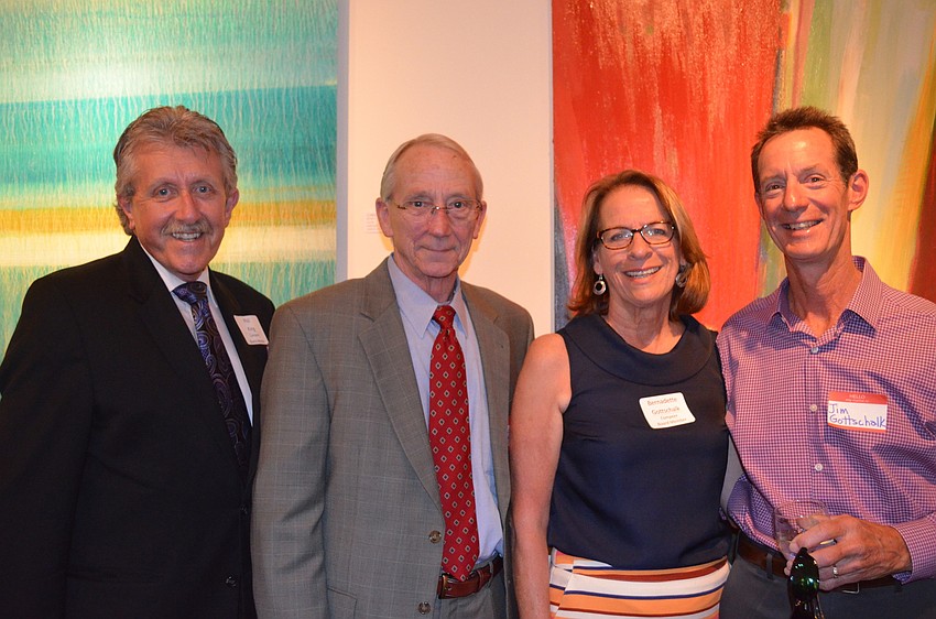 Phil King, Compeer CEO Jack Minge with Bernadette and Jim Gottschalk