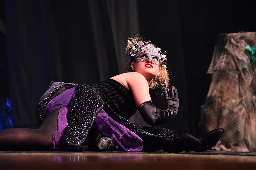 Rebecca Kimsey portrays the sea witch.