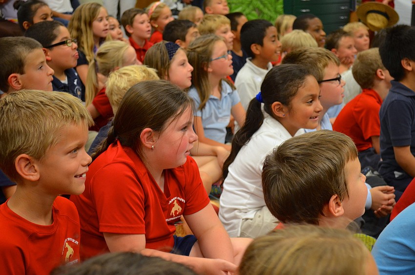 Students from other classes attended the 25-minute play.