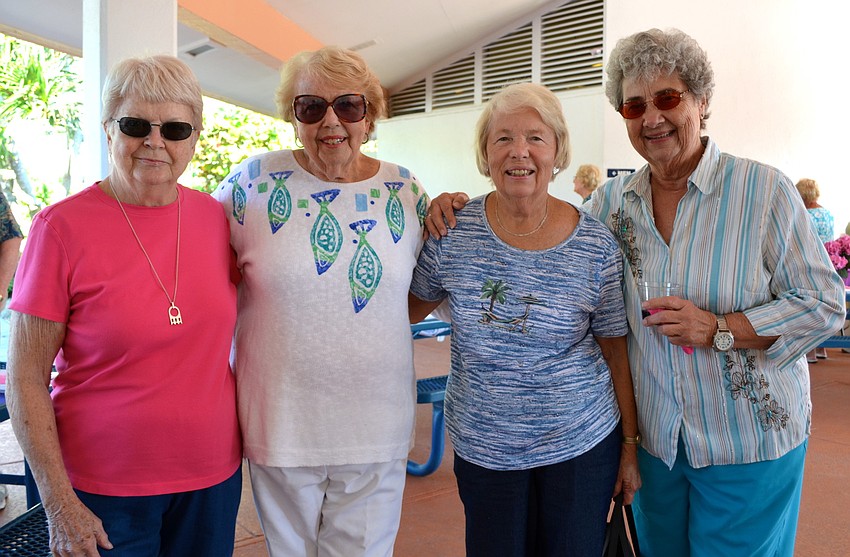Carolyn Judd, Jan Webb, Elise Rogers and Marcy Gobell