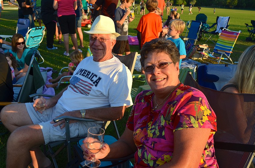 Wayne and Nancy Miller enjoy an evening outdoors.